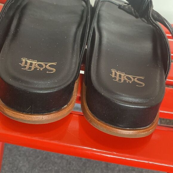 Sofft Leather Bow Strapps Upper Slip On Sanda - Picture 7 of 7